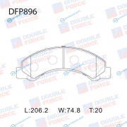 DFP896 Колодки тормозные дисковые Double Force