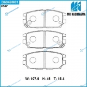 D6049M01 Тормозные колодки MK KASHIYAMA