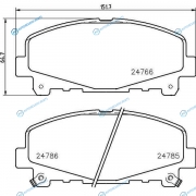 2476601 Колодки тормозные дисковые TEXTAR