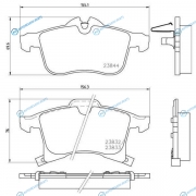 2383201 Колодки тормозные дисковые TEXTAR