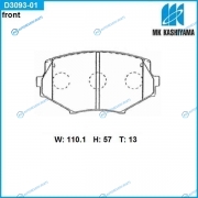 D3093-01 Тормозные колодки MK KASHIYAMA