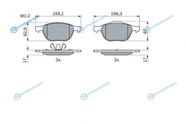 0986424794 Тормозные колодки 0986424794
