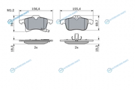 0986424707 Тормозные колодки 0986424707