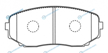 D3142 Колодки тормозные дисковые пер. Mazda CX-7 MZR DISI Turbo 2.2 07- D3142