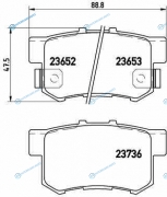 P28039 Колодки тормозные P28039