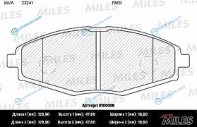 E100006 Колодки тормозные (смесь Semi-Metallic) передние (CHEVROLET LANOS. SPARK. DAEWOO MATIZ . NEXIA) (без датчика) (TRW GDB3195) E100006