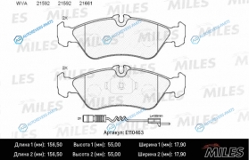 E110463 Колодки тормозные (смесь Semi-Metallic) MERCEDES W460W463SPRINTER (901-904)VW LT 9707 задние (TRW GDB1263) E110463