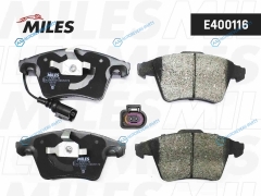 E400116 Колодки тормозные (Смесь Low-Metallic) VOLKSWAGEN T5MULTIVAN 03 R16 передние (с датчиком) (TRW GDB1555) E400116