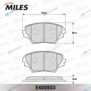 E400503 Колодки тормозные (Смесь Low-Metallic) TOYOTA RAV4 II 00-06 передние (без датчика) (TRW GDB3251) E400503