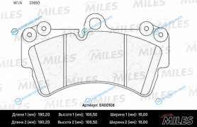 E400106 Колодки тормозные (Смесь Low-Metallic) AUDI Q7VOLKSWAGEN TOUAREGPORCSHE CAYENNE 02 R18 передние  (без датчика) (TRW GDB1548) E400106