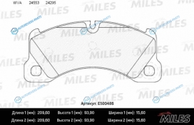 E500486 Колодки тормозные (Смесь CERAMIC) PORSCHE CAYENNE 07-08VW TOUAREG (1LT1LU) 03-10 передние (TRW GDB1774) E500486