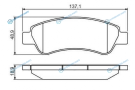 0 986 495 254_колодки дисковые задние!| Citroen Jumper 2.2HDi 06>