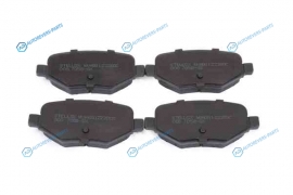 000 705B-SX_колодки дисковые задние! с антискрип. пл.| Ford Explorer 09-13