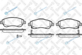 001 081B-SX_=1289 02 !колодки дисковые п.| Honda CR-V 2.0|2.2D|2.4 06>