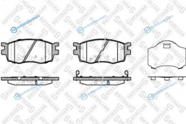 001 086B-SX_=1208 02=FDB1955 [581011GE00] !колодки дисковые п.| Kia Rio II 1.4i|1.6i 16V|1.5CRDi