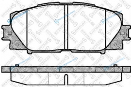 002 009-SX_=1224 00 [0446552260] !колодки дисковые п.| Toyota Yaris 1.0VVTi 06>