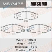 MS-2435_колодки дисковые передние!| Nissan Sunny B15 98>|Almera Classic 06>