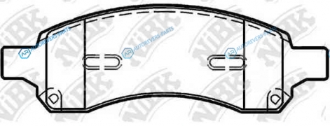PN0517-NIBK_колодки дисковые передние!| Chevrolet TailBlazer| SAAB 9-7 4.2|5.3 05>