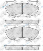 PN0548-NIBK_колодки дисковые передние!| Toyota Hilux 2.5D|2.5-3.0D-4D 07>