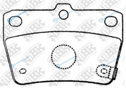 PN1424-NIBK_!колодки дисковые з.| Toyota RAV4 1.8|2.0WTi|D 00>
