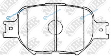 PN1430-NIBK_!колодки дисковые п.| Toyota Corolla 2.0D|Corolla Verso 1.8|2.0D 02>