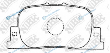 PN1431-NIBK_!колодки дисковые з.| Toyota Camry 2.2i|3.0i 00-01