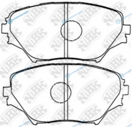 PN1447-NIBK_!колодки дисковые п.| Toyota RAV4 1.8|2.0WTi|D4-D 00>