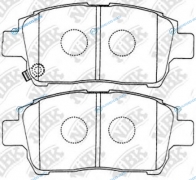 PN1472-NIBK_!колодки дисковые п.| Toyota Yaris 1.0-1.5|1.4D|Celica 1.8 99>