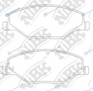PN33002-NIBK_колодки дисковые передние!131|6х17|7х52|2| Skoda Fabia 1.2| VW Polo RUS 1.6 12>
