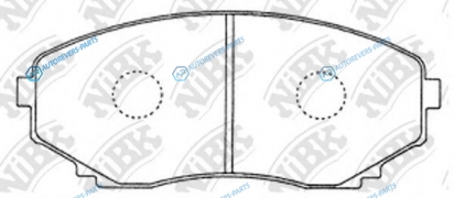 PN5376-NIBK_!колодки дисковые п.| Mazda MPV 2.0i-3.0i|2.5TD & 4WD 96>