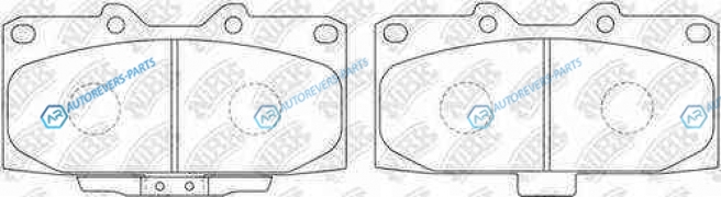 PN7463-NIBK_!колодки дисковые п.| Subaru Impreza 1.6|2.0i 00>