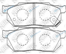 PN8263-NIBK_!колодки дисковые п.| Honda Civic 1.3-1.6 87-91