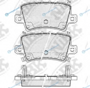 PN8867-NIBK_!колодки дисковые з.| Honda Civic 1.3i|1.4|1.8i|2.2CDTi 06>