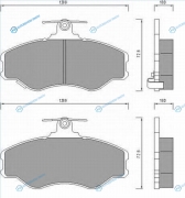 SP1072SNS_=494 02 !колодки дисковые п.| Hyundai H100 2.4i|2.5D 93>