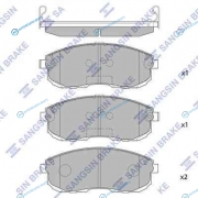 SP1107FSNS_[410605Y790] !колодки дисковые п.| Infinity G35 05-06| Nissan Altima|Maxima 2.5|3.5 95>