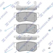 SP1117SNS_=746 02 !колодки торм.зад.диск.| Hyundai Sonata 99-00