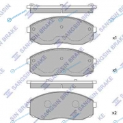 SP1176SNS_[581014EB00] !колодки дисковые п.| Kia Bongo III VAN 3.0D|3.6D 04>