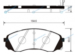 SP1238SNS_=1291 02 !колодки дисковые п.| Kia Carnival 2.7i V6|2.9CRDi 06>