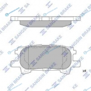 SP1385_колодки дисковые задние!| Lexus RX 300 03>