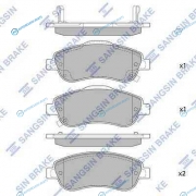 SP1567SNS_колодки дисковые! передние| Honda CR-V 2.0|2.2D|2.4 06>