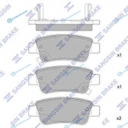 SP1568SNS_колодки дисковые! задние| Honda CR-V 2.0|2.2D|2.4 06>