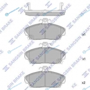 SP1571_колодки дисковые п.!|Honda Civic 1.4-2.0 &16V 95-01| Rover 200|400 90-00