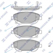 SP1579_колодки дисковые передние!| Toyota Avensis|Verso 2.2D 09>