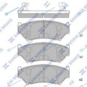 SP1584_колодки дисковые передние!|Suzuki Grand Vitara|Vitara 1.6|2.0|1.5DDiS|1.9D 90>