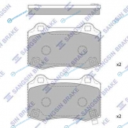 SP1587_колодки дисковые зад.!| Hyundai Entourage V6 3.8 07>