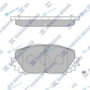 SP1588_колодки дисковые передние!| Toyota Yaris 1.0|1.3|1.4D-4D 06>