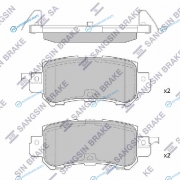 SP1672_колодки дисковые задние!| Mazda CX-5 2.0|2.0D 11>