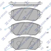 SP1690_колодки дисковые передние!| Kia Sorento all 14>