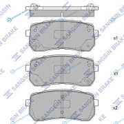 SP1691_колодки дисковые задние!| Kia Sorento all 14>