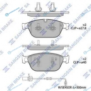 SP1694_колодки дисковые передние!| Audi A8 quattro 4.2FSi|4.2TDi 09>